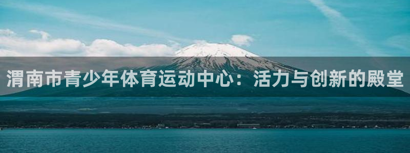 b体育必一运动官网：渭南市青少年体育运动中心：活力与创新的殿堂
